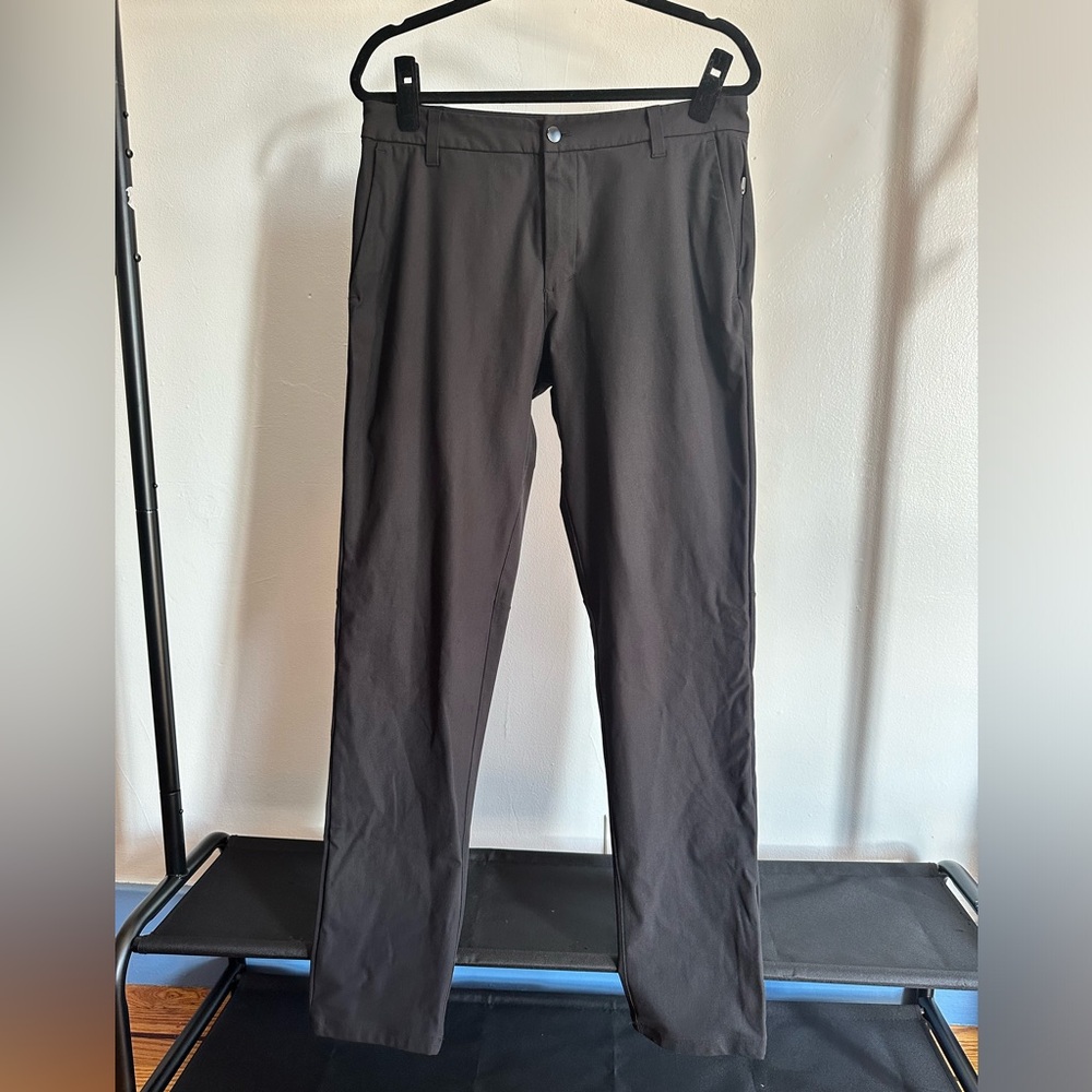 Black lululemon men classic fit pants